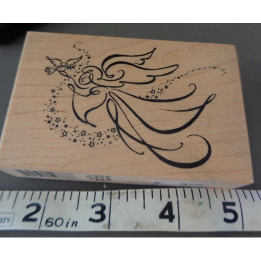 PSX G-2738 Angel Dove Christmas Rubber Stamp Scrapbooking Cards